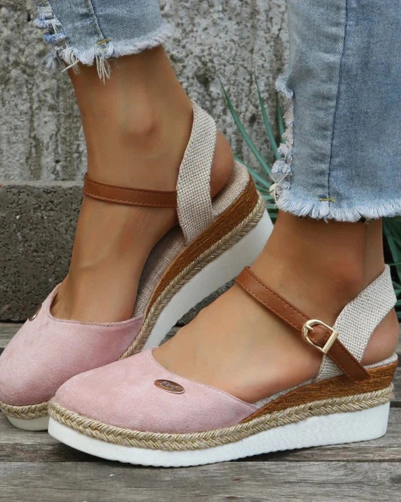 Damen stylische Sommer-Espadrilles | Plateau - Image 4