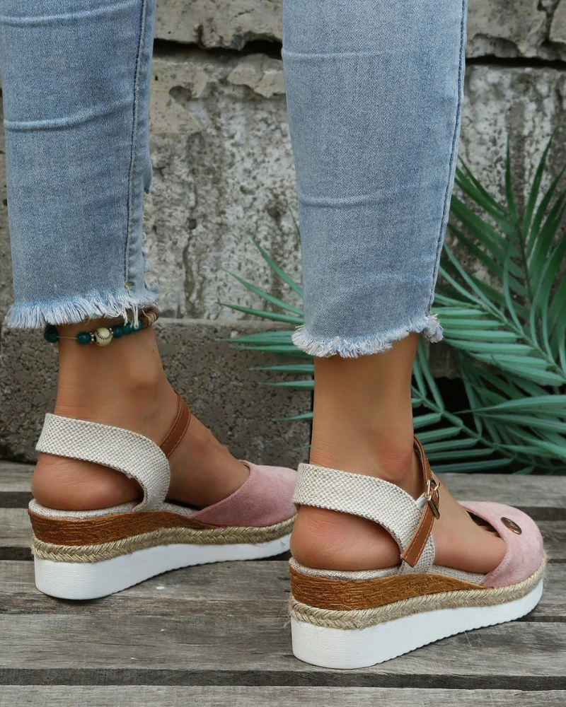 Damen stylische Sommer-Espadrilles | Plateau - Image 6