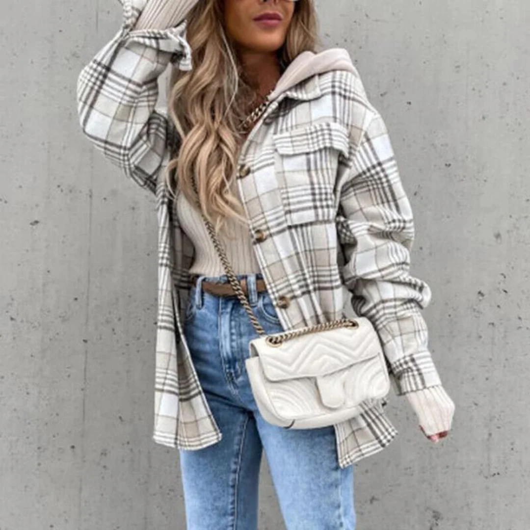 Damen Stylische Warme Lange Jacke - Image 2