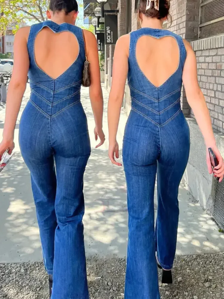 Damen stylischer Denim-Jumpsuit | Sommer - Image 6