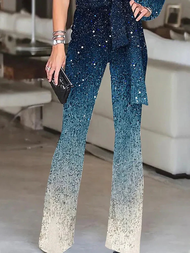 Damen stylischer Glitzer-Jumpsuit | Einteiler - Image 2