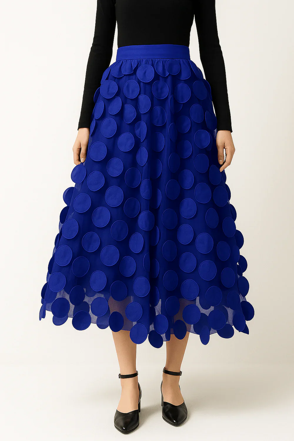 Damen stylischer Vintage-Midirock | Lang - Image 9