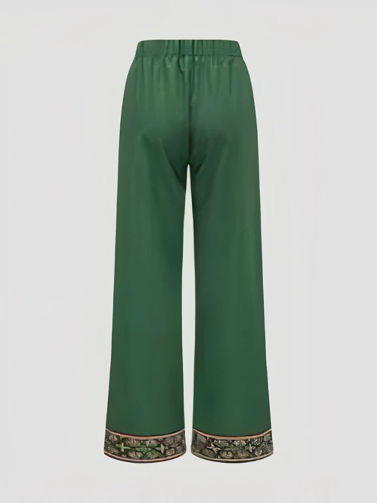 Damen stylisches ärmelloses langes Oberteil- und Hosen-Set | Moderne - Image 3