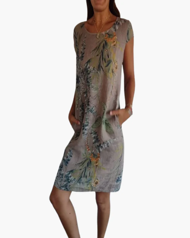 Damen T-Shirt Kleid | Lockeres Sommerkleid mit Print - Image 8