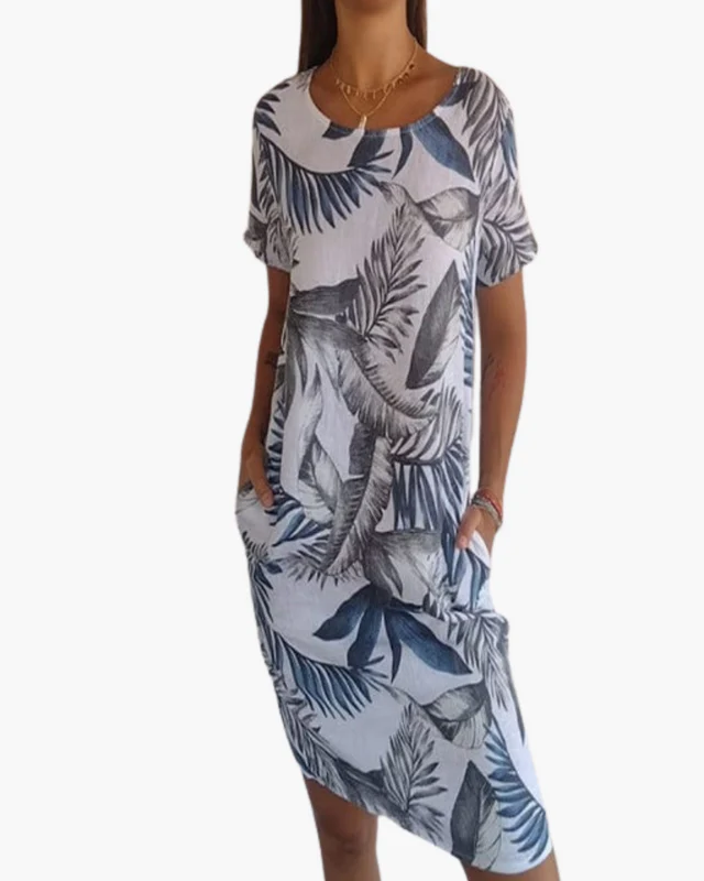 Damen T-Shirt Kleid | Lockeres Sommerkleid mit Print - Image 9