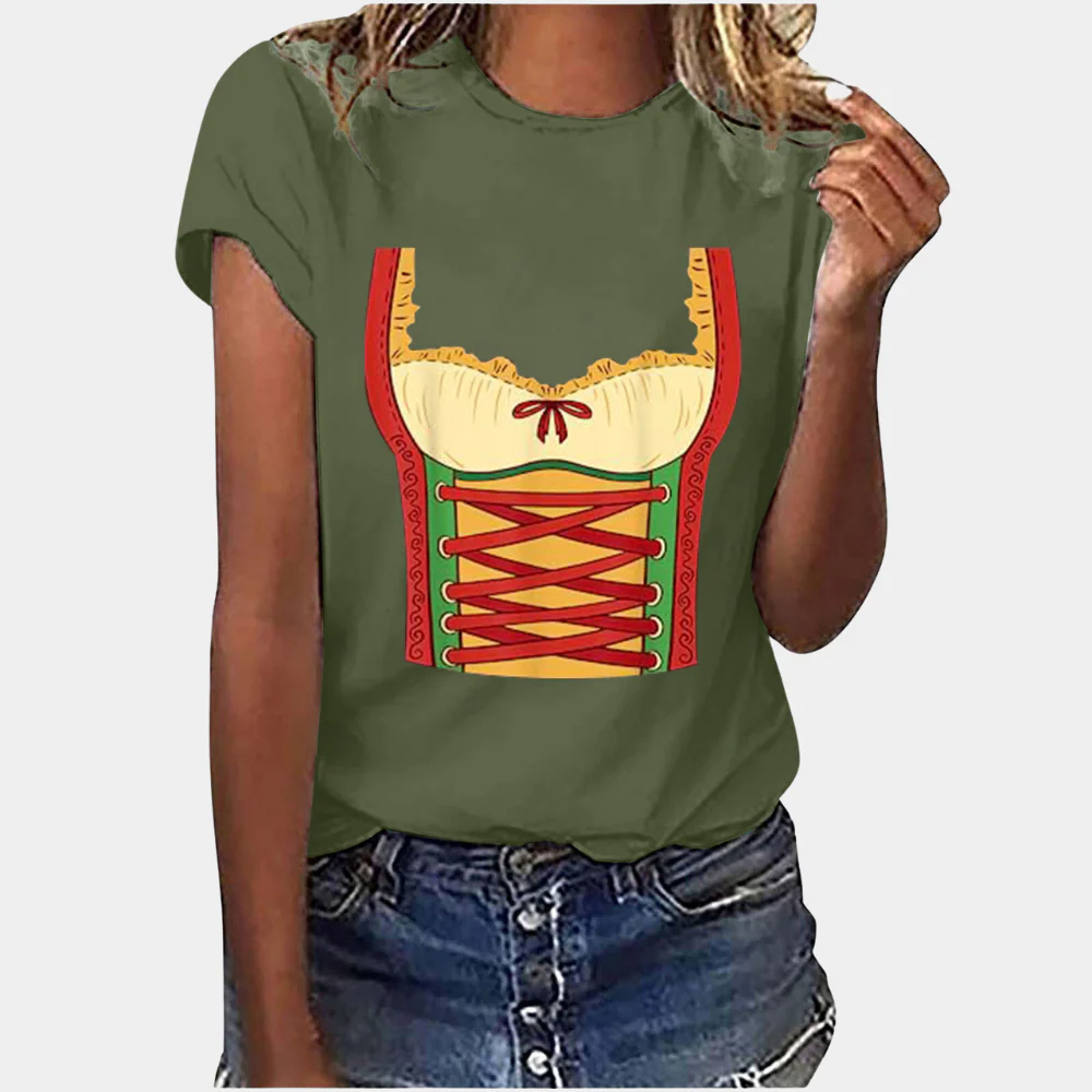 Damen T-Shirt mit Oktoberfest-Bedrucken | Kurzarm - Image 5