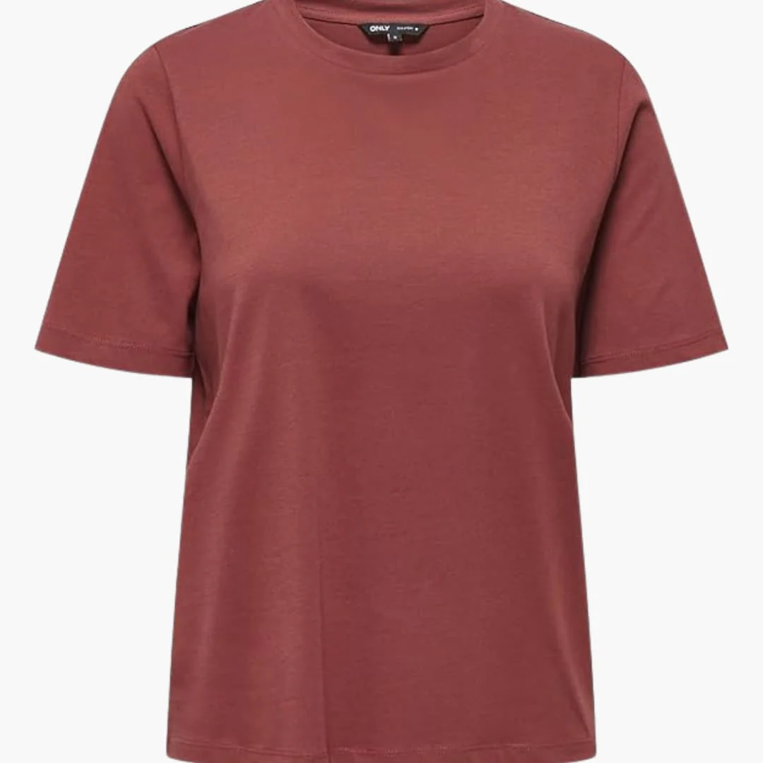 Damen T-Shirt mit Rundhals und kurzen Ärmeln aus Leichtstoff - Image 2