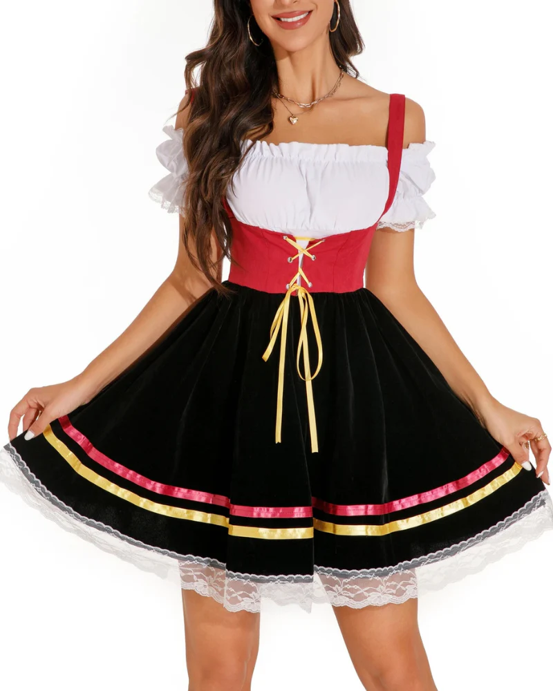 Damen Traditionelles Bayerisches Trachtenkleid | Mini - Image 4