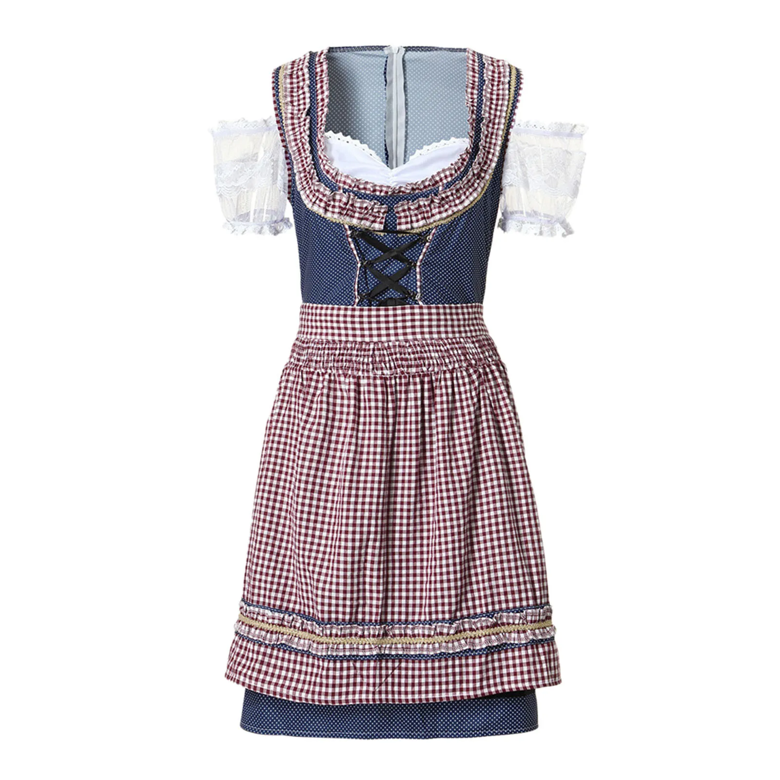 Damen Traditionelles Deutsch Oktoberfest Dirndl Kleid - Image 3