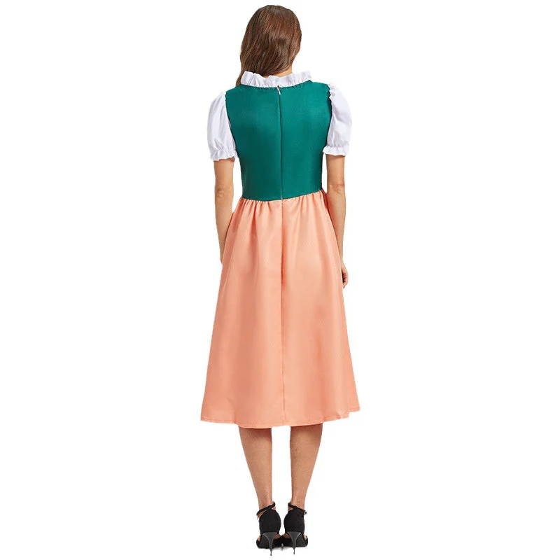 Damen Traditionelles Deutsches Midi Oktoberfest Dirndl Kleid - Image 2