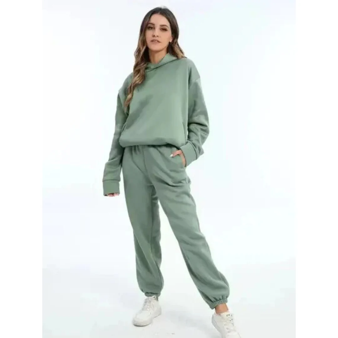 Damen Trainingsset | Zweiteiliges Oversize-Set Lässig