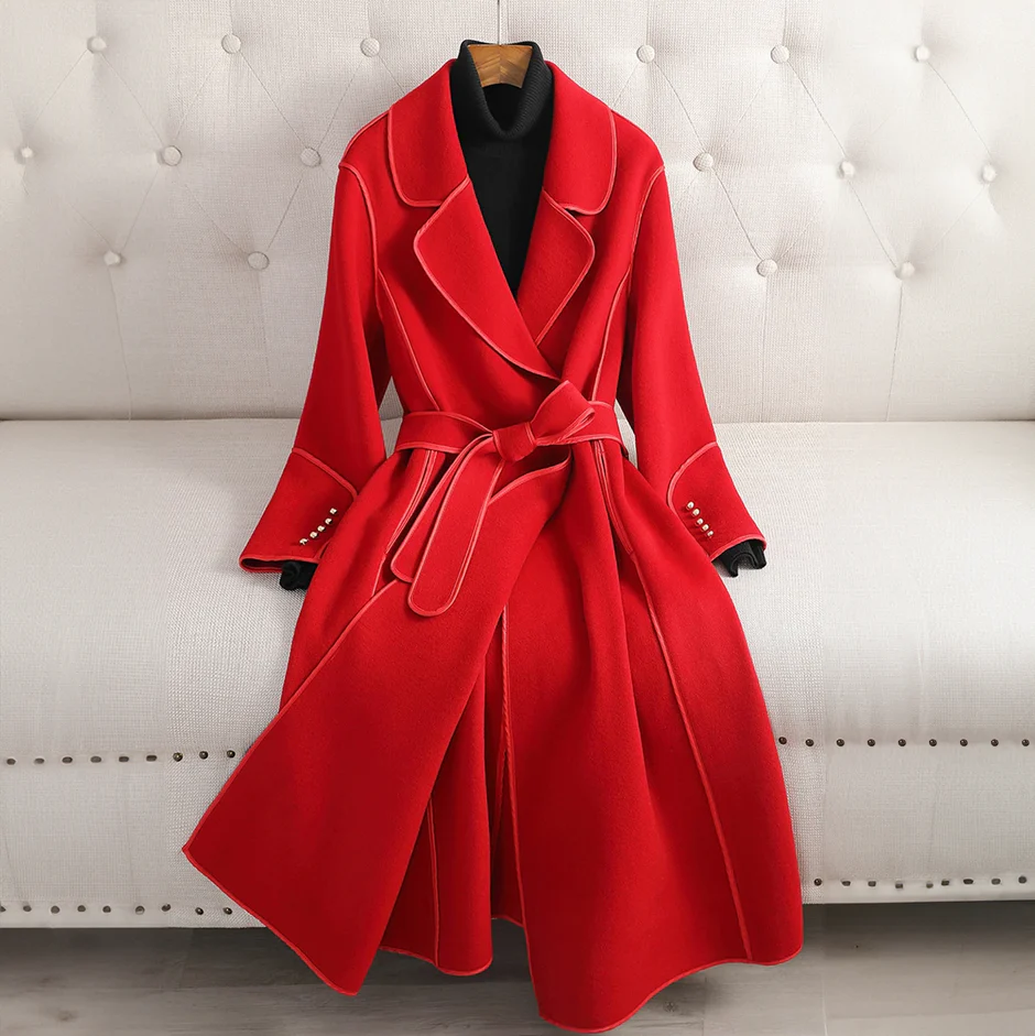 Damen-Trenchcoat mit Gürtel - Image 5