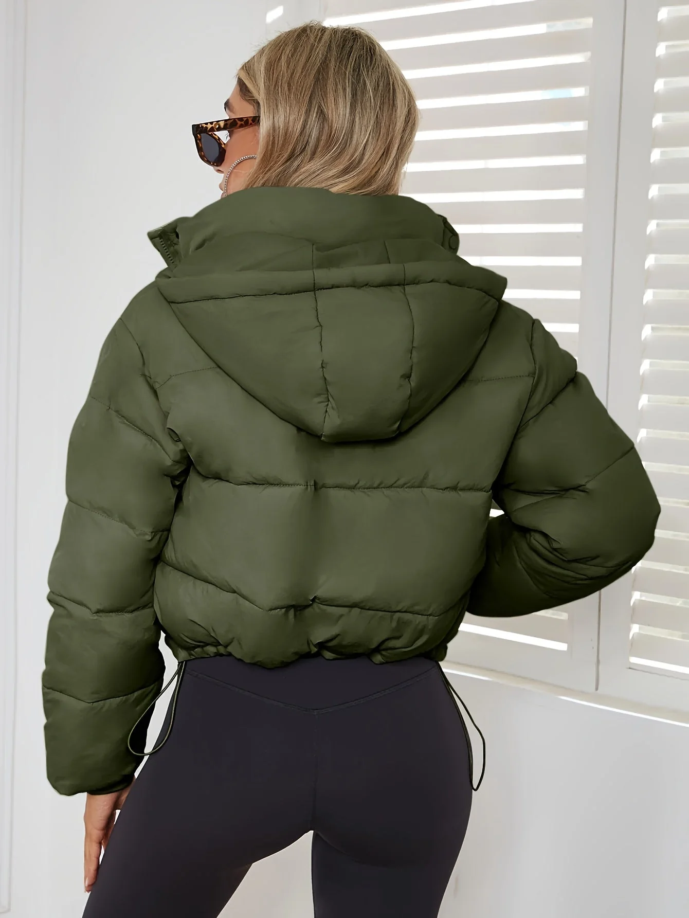 Damen Übergangsjacke mit Kapuze | Kurz - Image 10