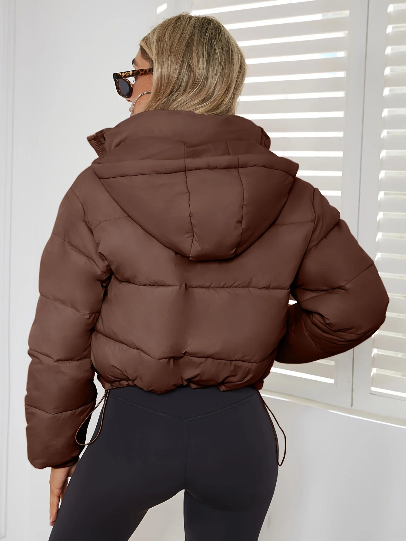 Damen Übergangsjacke mit Kapuze | Kurz - Image 8