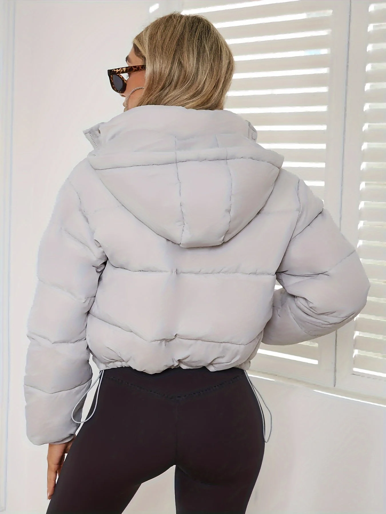Damen Übergangsjacke mit Kapuze | Kurz - Image 9