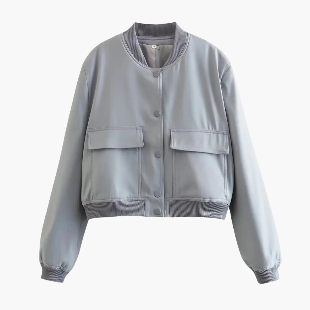 Damen Utility Bomberjacke mit großen Taschen - Image 2