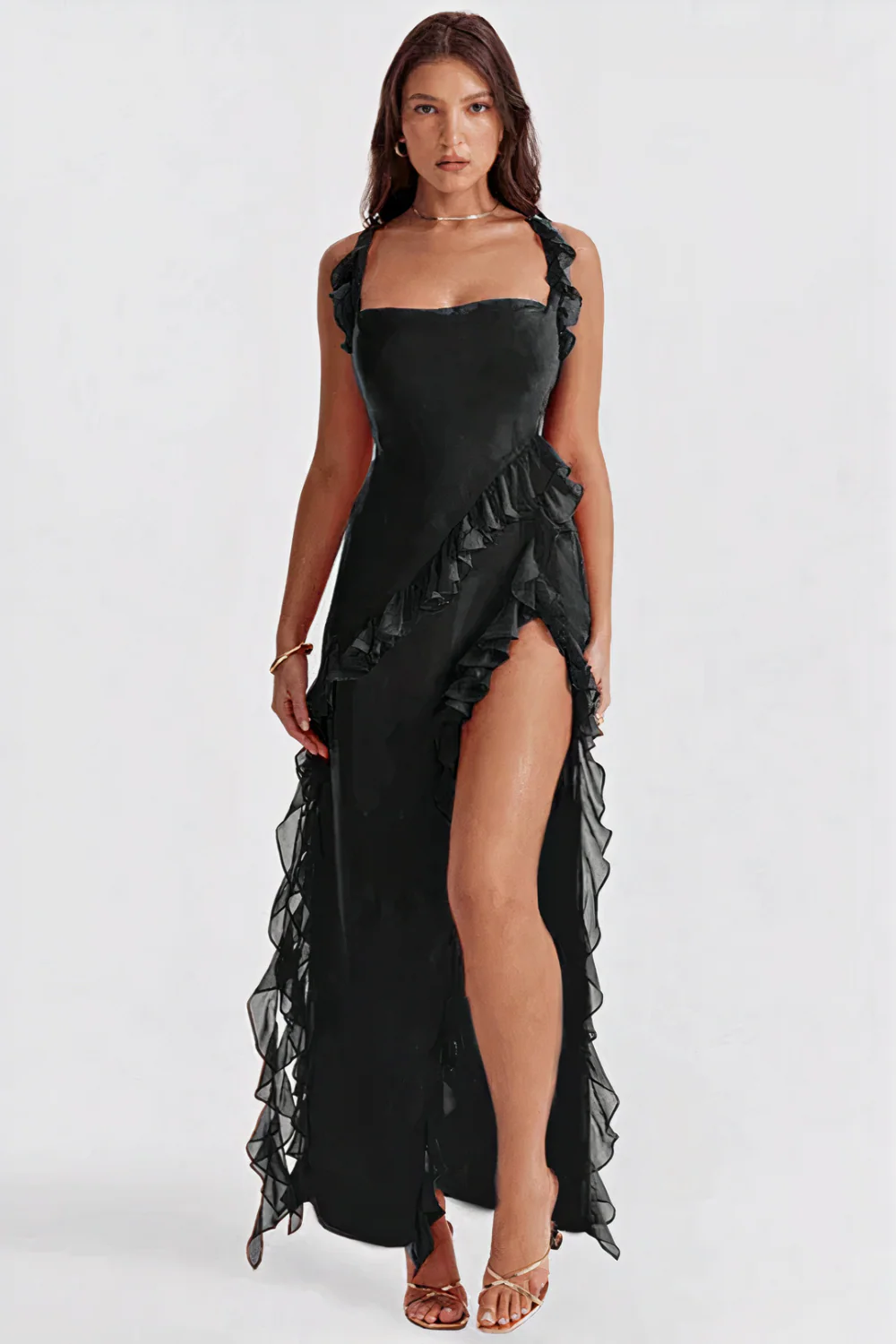Damen Vintage-stylisches Partykleid | Maxi - Image 5