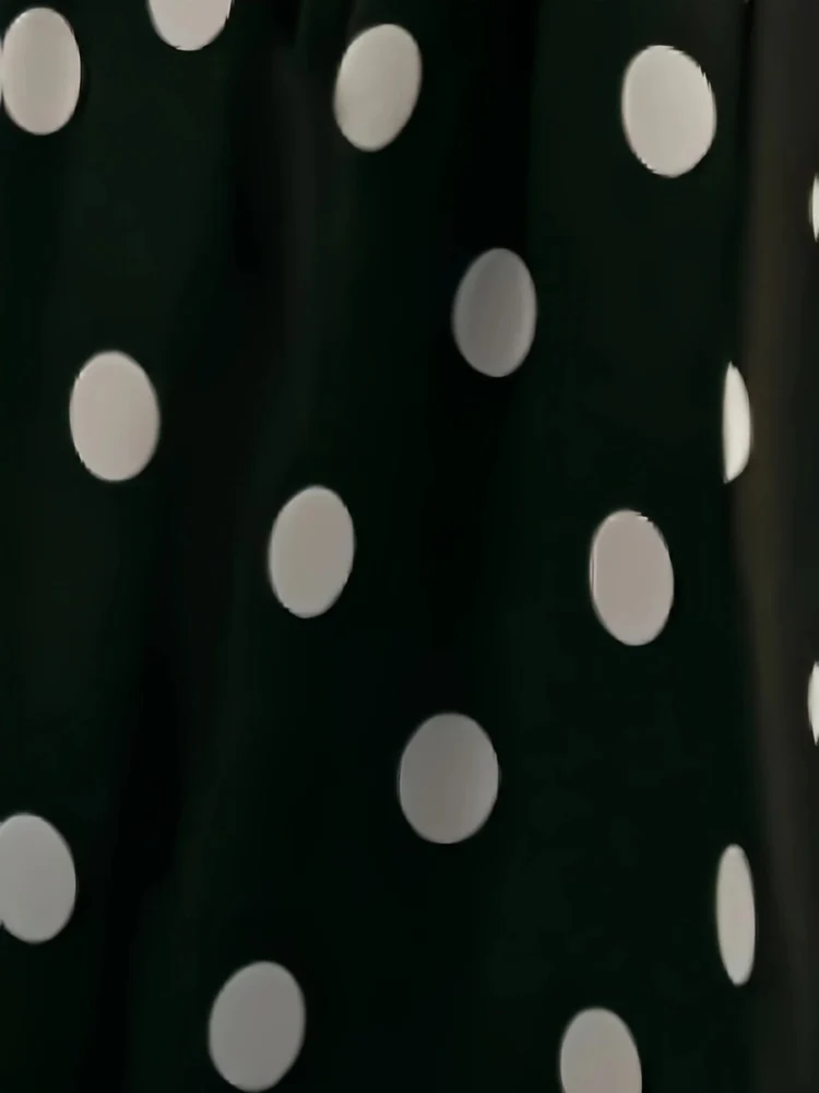 Damen Vintage-Wickelkleid mit Polka-Dots | Midi - Image 9