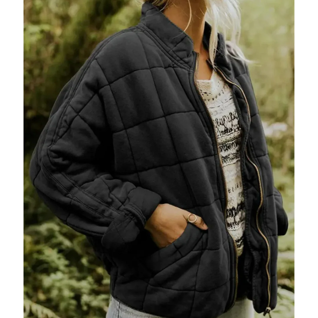 Damen Warme Reißverschluss Jacke - Image 2
