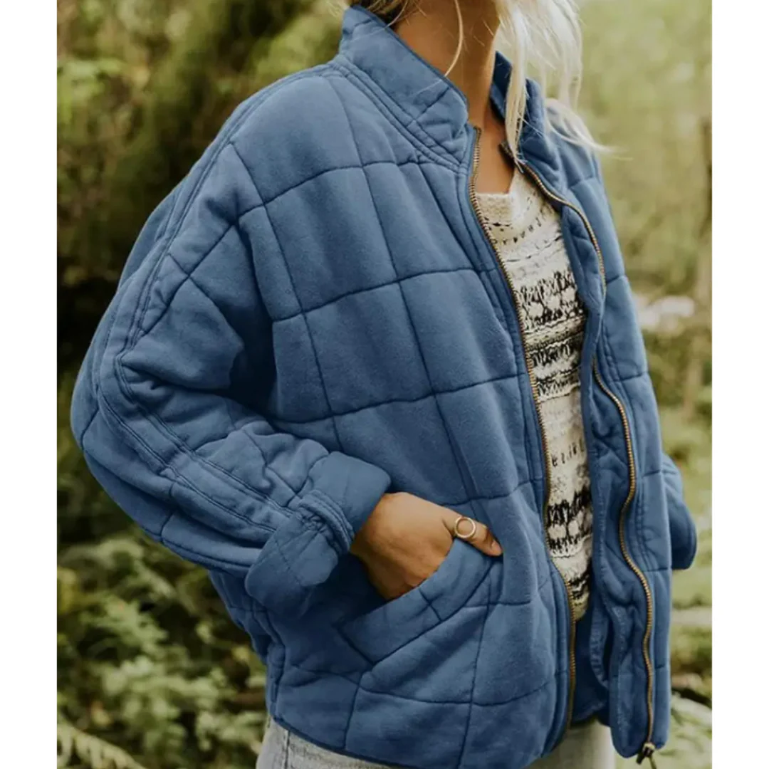 Damen Warme Reißverschluss Jacke - Image 3