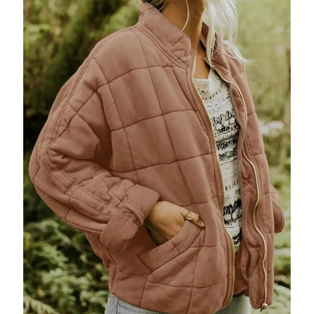 Damen Warme Reißverschluss Jacke - Image 5