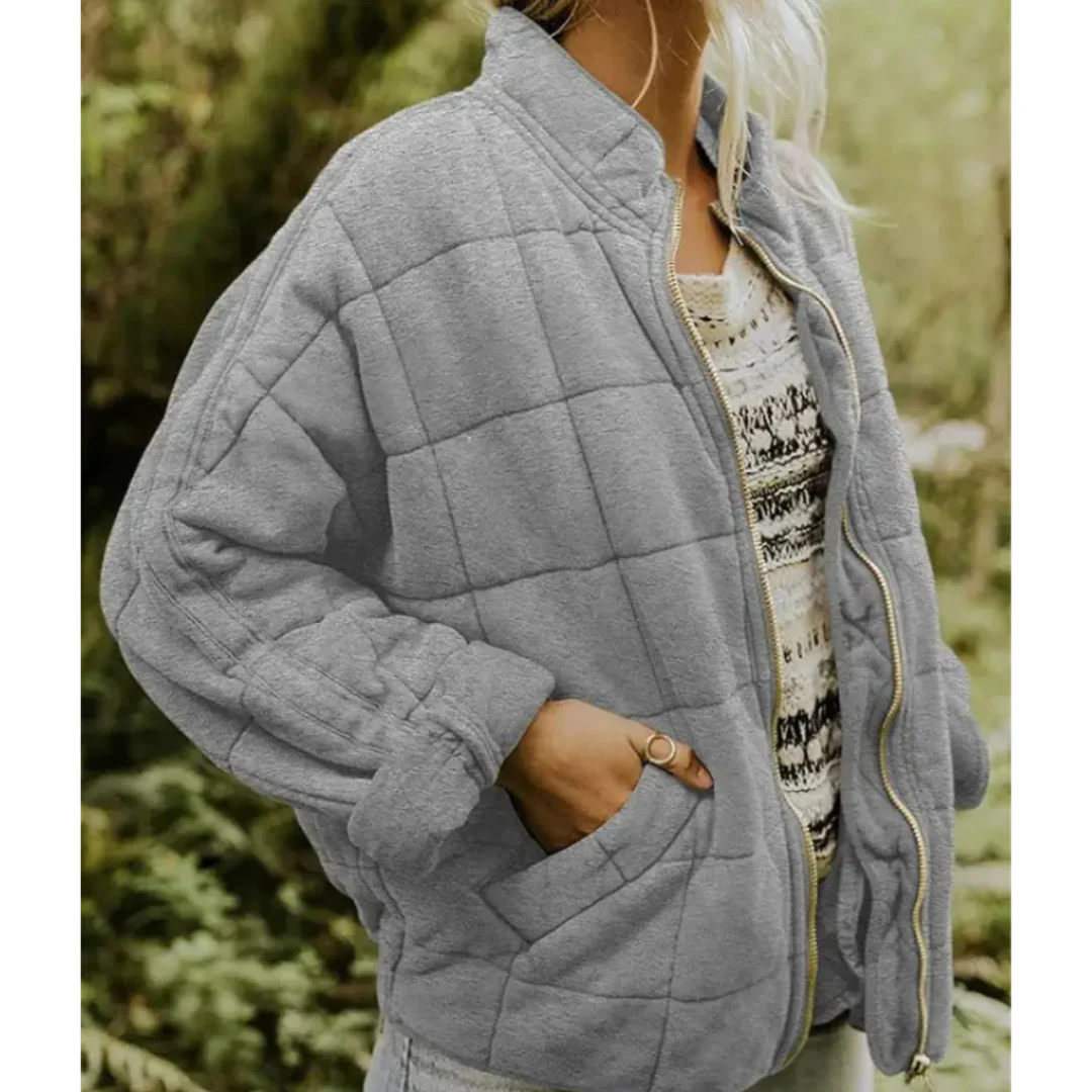 Damen Warme Reißverschluss Jacke - Image 6