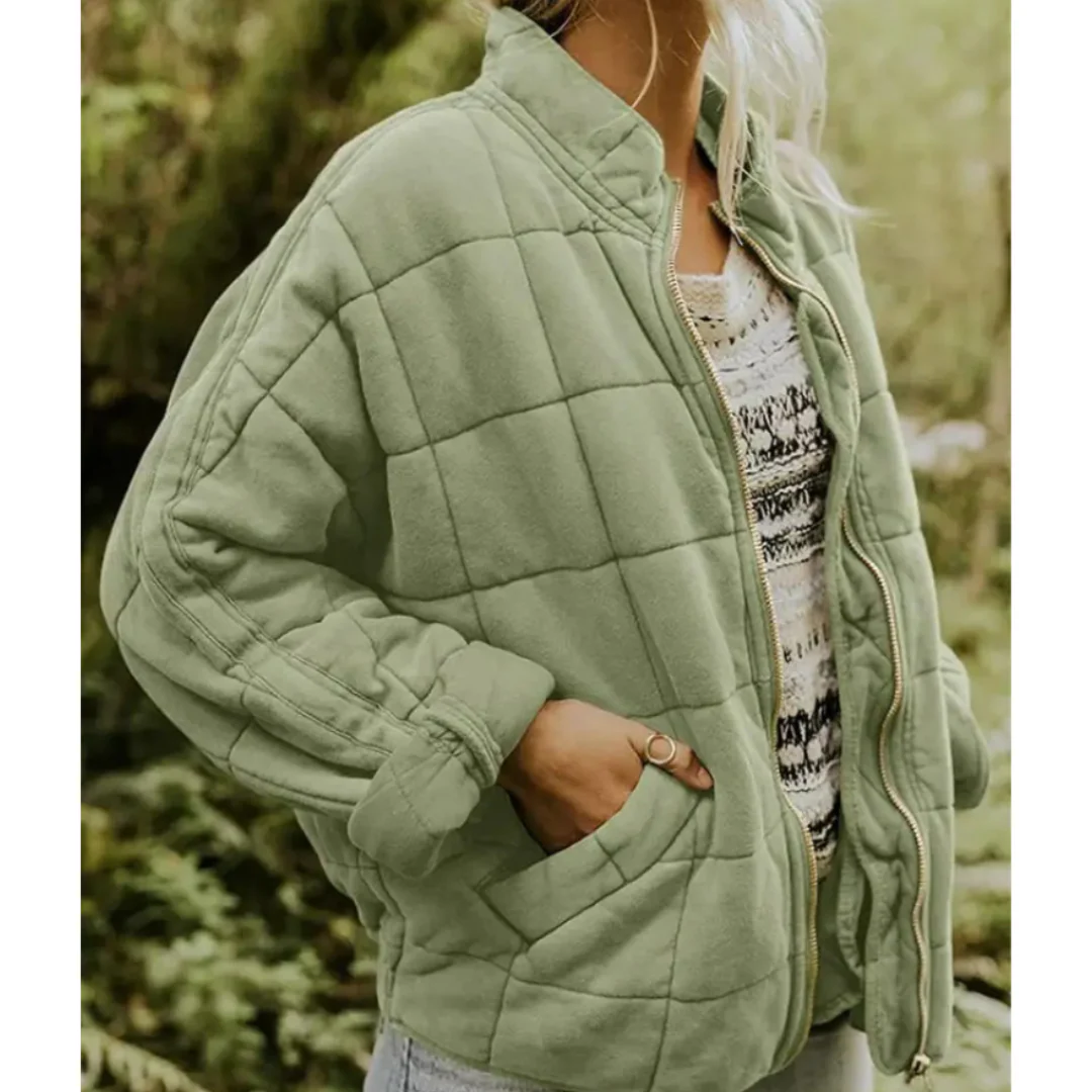 Damen Warme Reißverschluss Jacke - Image 7