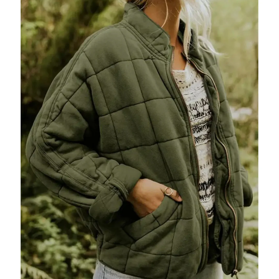 Damen Warme Reißverschluss Jacke - Image 8