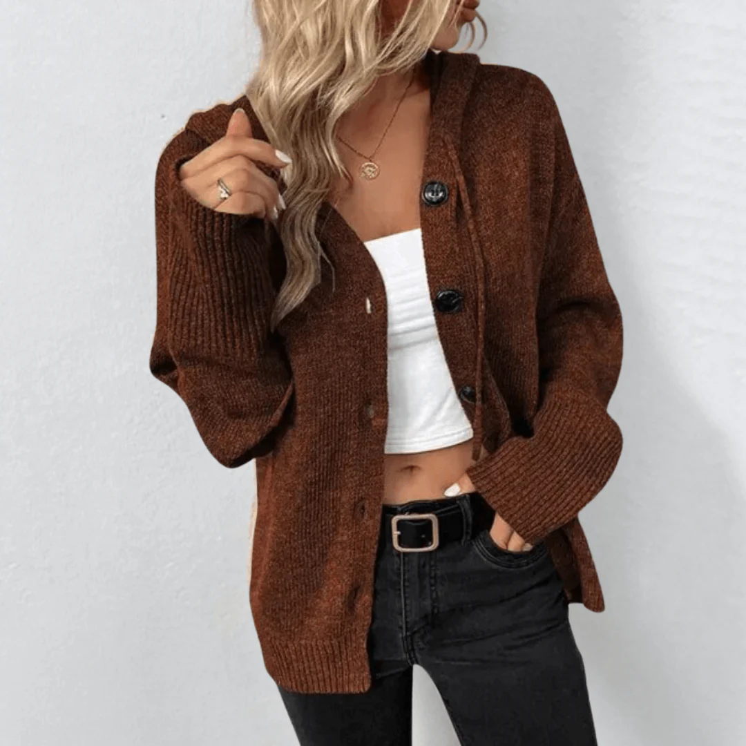 Damen Warme Strickjacke | Knopfjacke - Image 10
