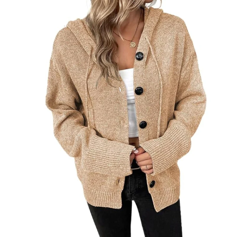 Damen Warme Strickjacke | Knopfjacke - Image 5
