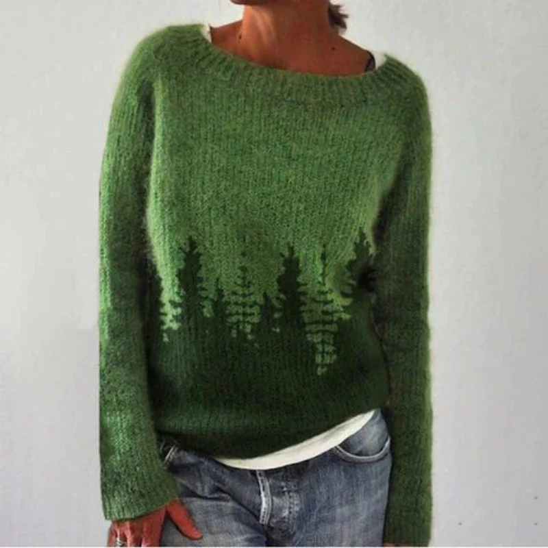 Damen warmer Herbstpullover | Norwegisch - Image 2