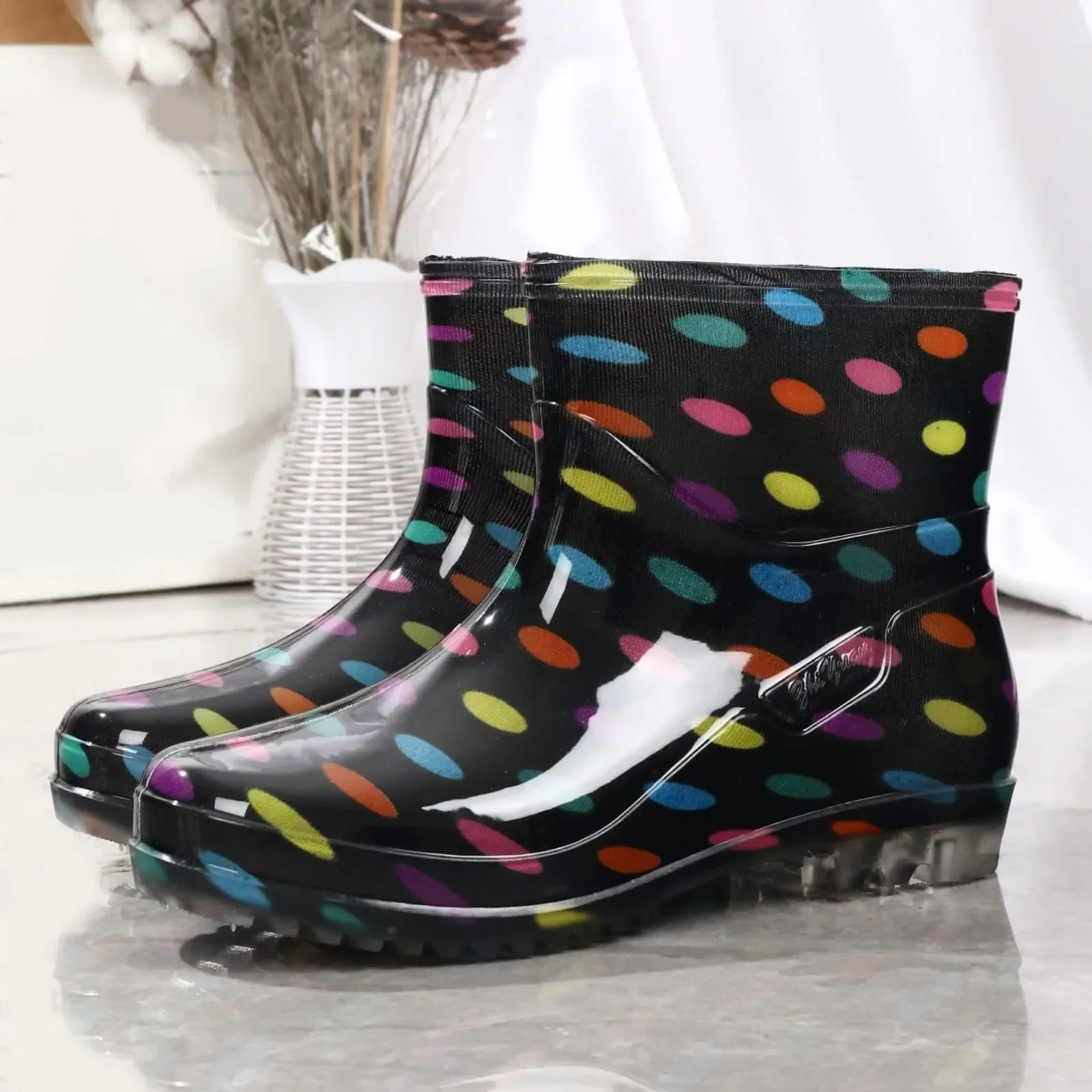 Damen Wasserdichte Gummistiefel | Mit Bunter Druck - Image 2