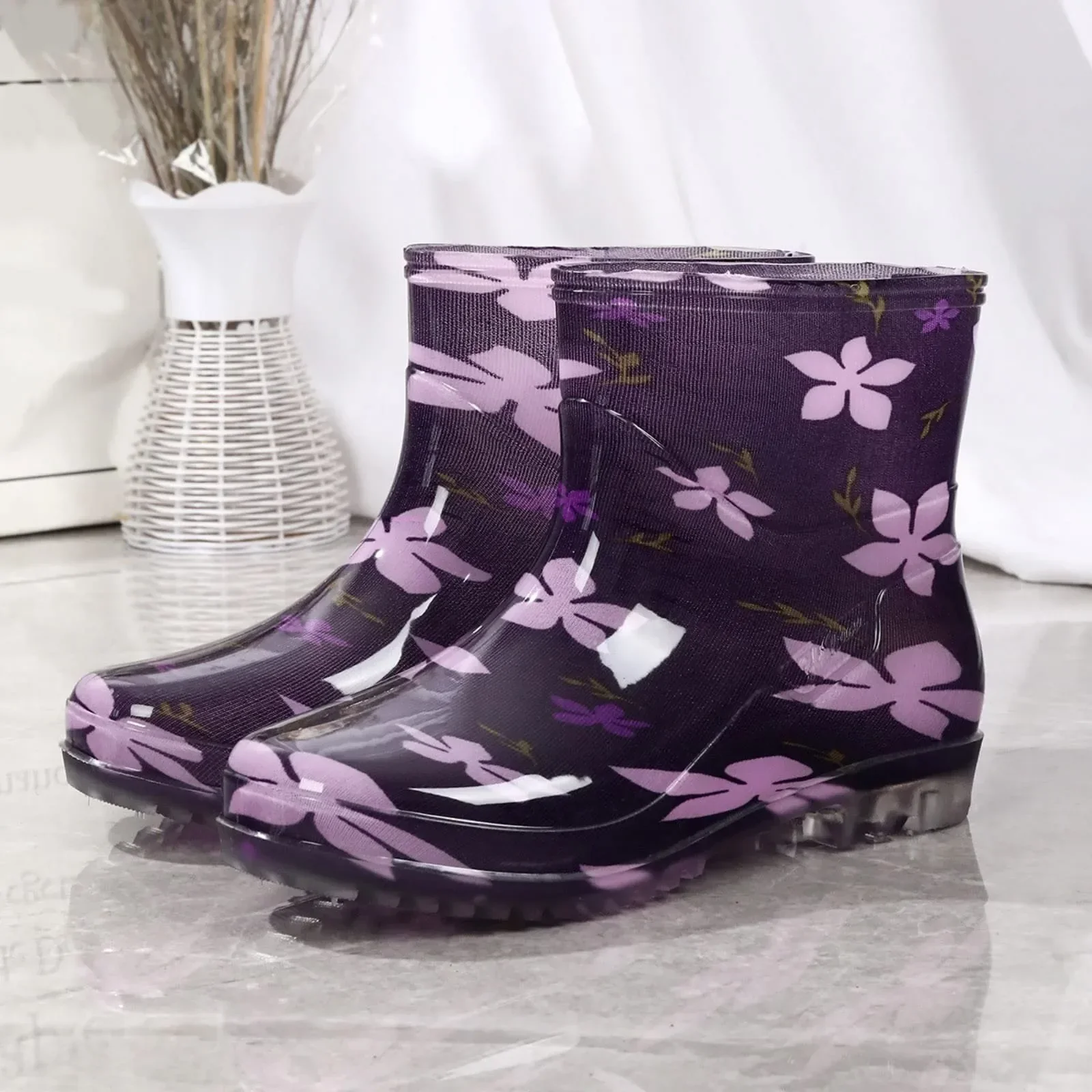 Damen Wasserdichte Gummistiefel | Mit Bunter Druck - Image 8