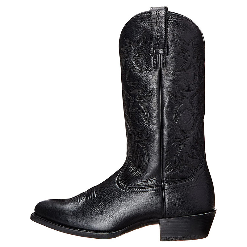 Damen Western-Cowboystiefel in Mittlerer Höhe mit Spitzem Zehenbereich und Dekorativer Ziernaht - Image 6