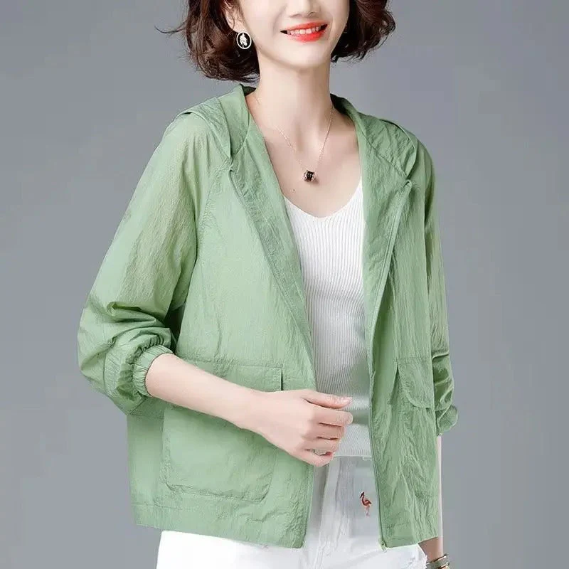 Damen Winddichte RegenJacke | Mit Kapuze - Image 3