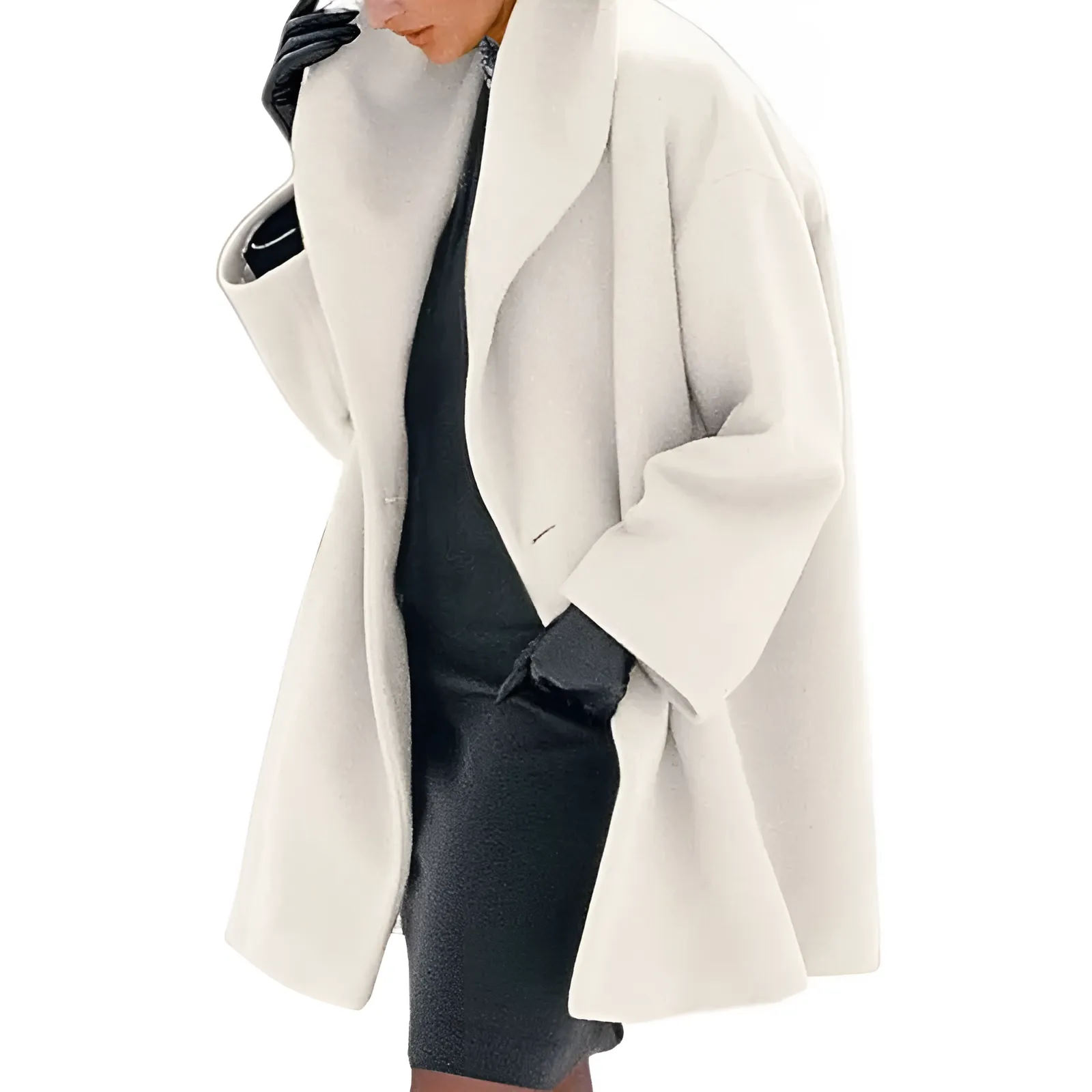 Damen-Wintermantel mit strukturdesign | Schnittdesign - Image 3
