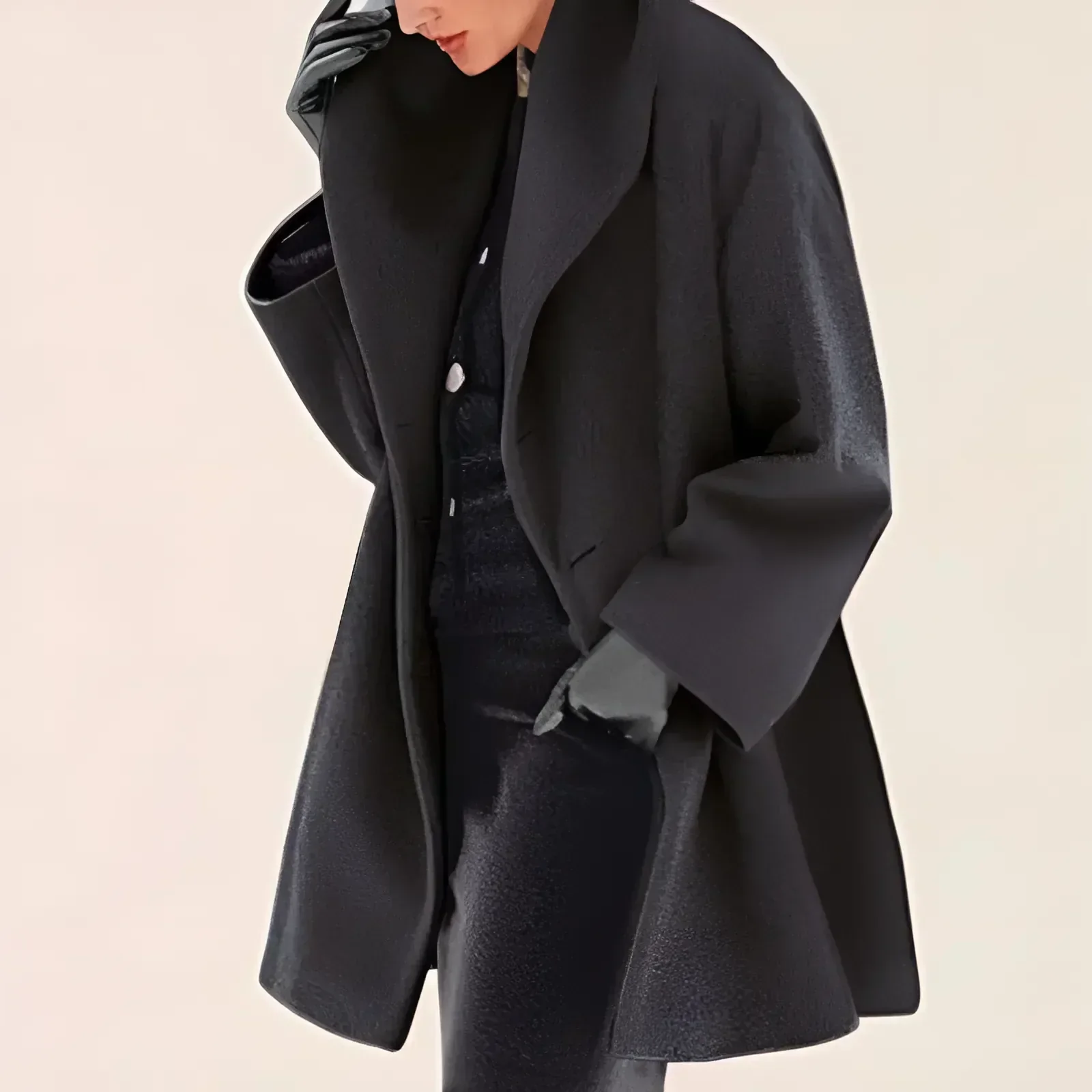 Damen-Wintermantel mit strukturdesign | Schnittdesign - Image 7
