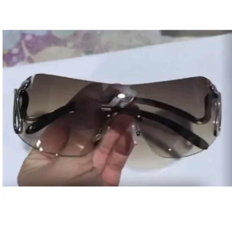 Damen Y2K Übergroße Sonnenbrille | Stylisch - Image 2