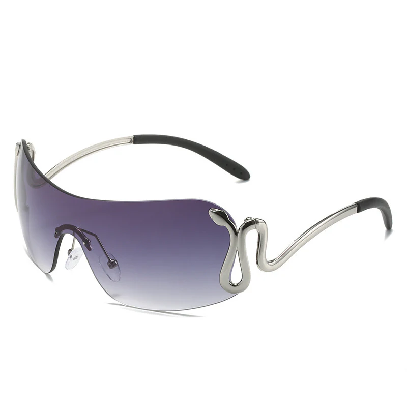 Damen Y2K Übergroße Sonnenbrille | Stylisch - Image 3