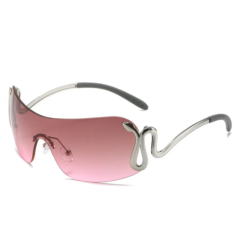 Damen Y2K Übergroße Sonnenbrille | Stylisch - Image 4