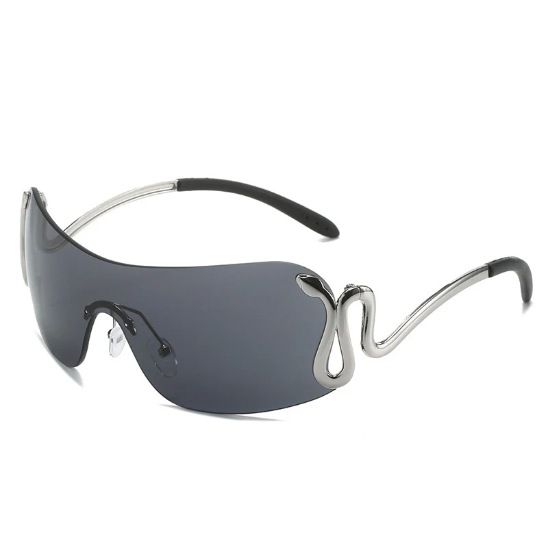 Damen Y2K Übergroße Sonnenbrille | Stylisch - Image 7