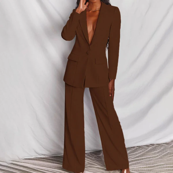 Damenanzug mit Blazer und Hose für Festliche Anlässe - Eleganter Damen Anzug - Image 7