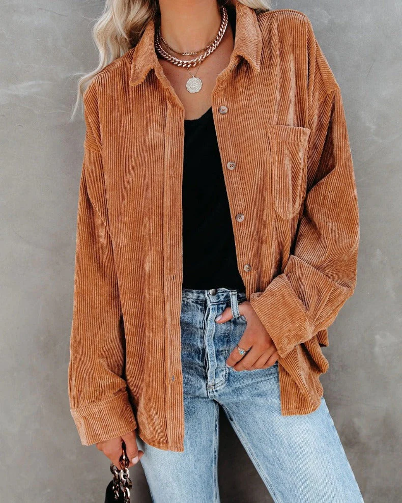 Damenhemd mit Vintage-Kragen und Knopfleiste - Image 10