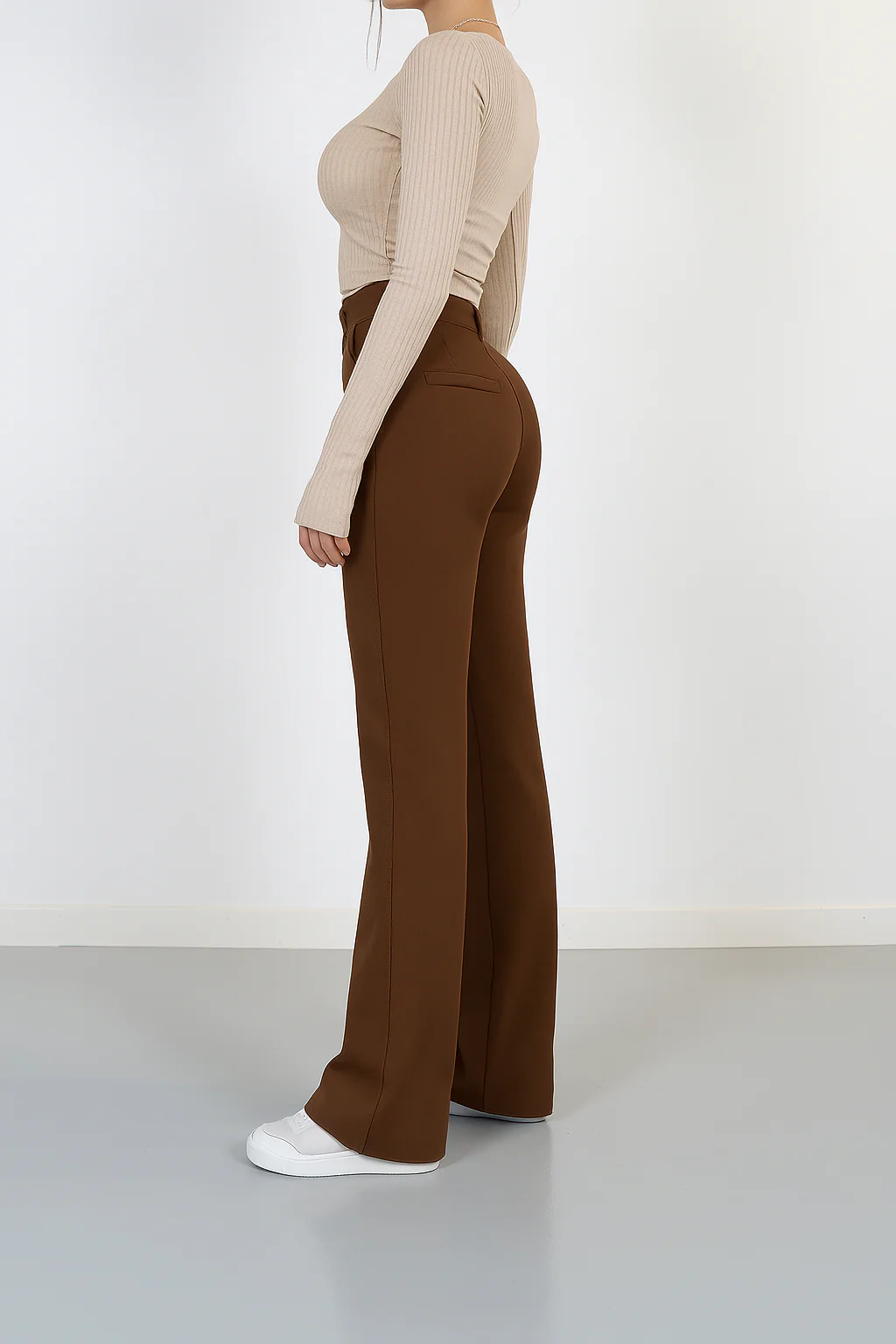 Damenhose | Hohe Taille mit geraden Beinen - Image 5