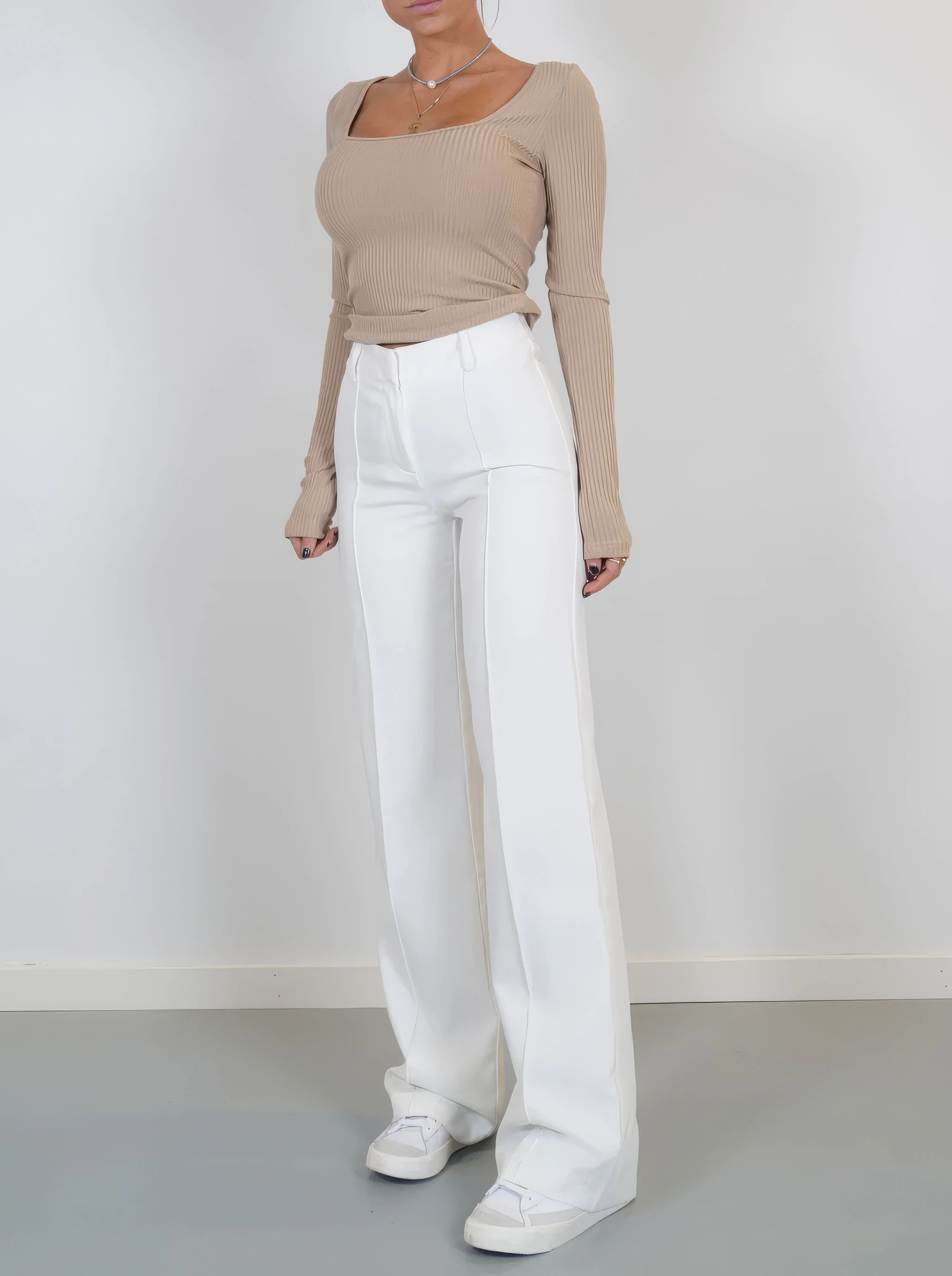 Damenhose | Hohe Taille mit geraden Beinen - Image 8