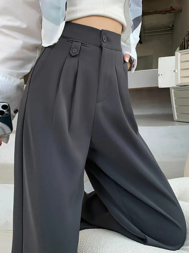Yvette | Damen Wide Leg Hose Hohe Taille Locker – High Waist Wide Leg Hose 2026 - Image 3