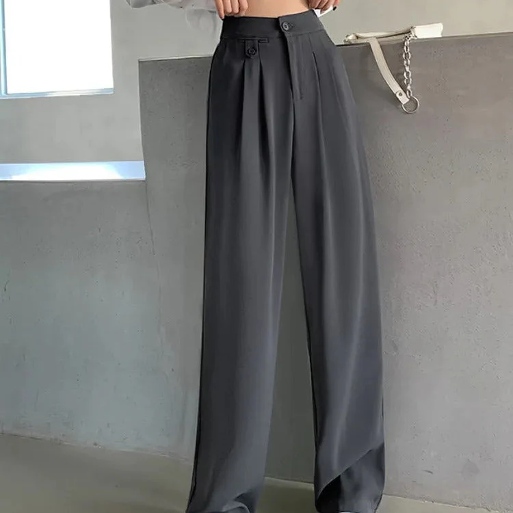 Yvette | Damen Wide Leg Hose Hohe Taille Locker – High Waist Wide Leg Hose 2026 - Image 7