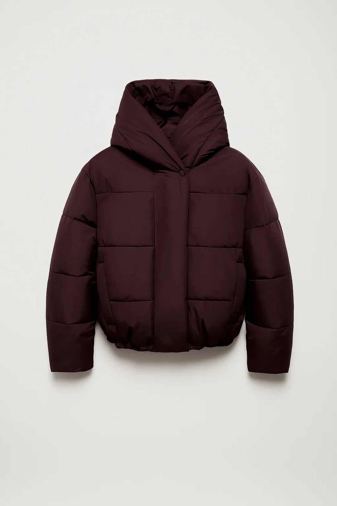 Damenjacke | Kurze gesteppte Jacke mit Kapuze und elastischem Saum - Image 3