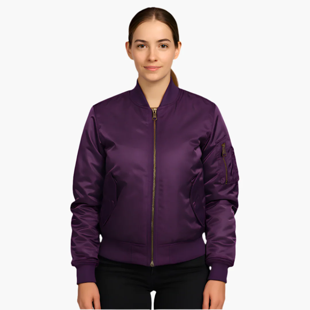 Damenjacke mit geripptem Kragen und Ärmeltasche - Image 3