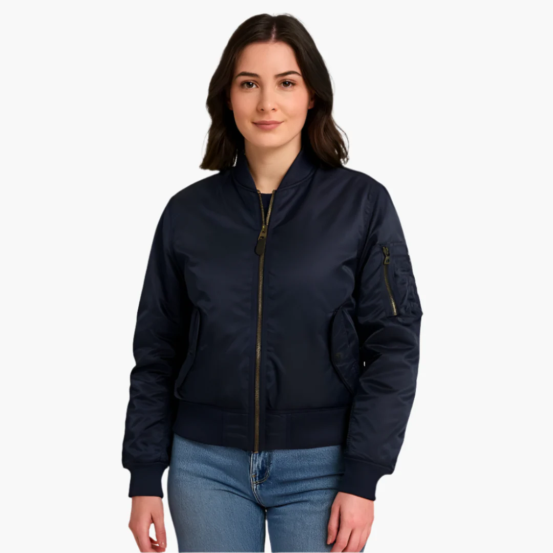 Damenjacke mit geripptem Kragen und Ärmeltasche - Image 4